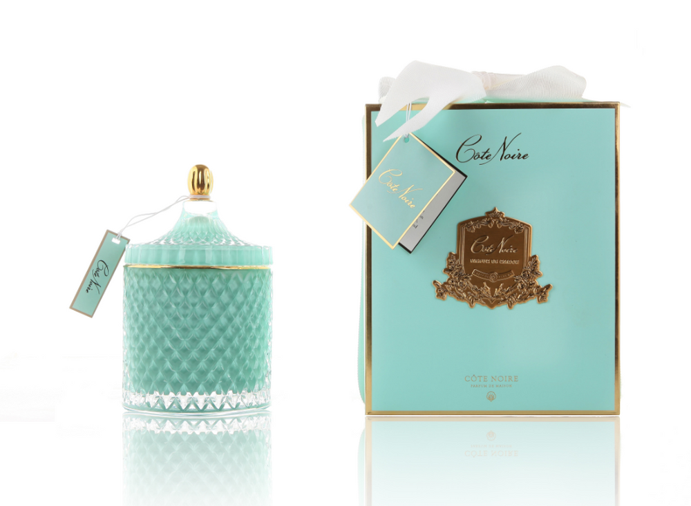 
                  
                    Cote Noire Grand Art Deco Candle Tiffany Blue in Vert Anis (green lime) GML45005
                  
                