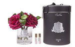 Cote Noire Luxury Tea Rose in Carmine Red with Pink Peony Fragrance