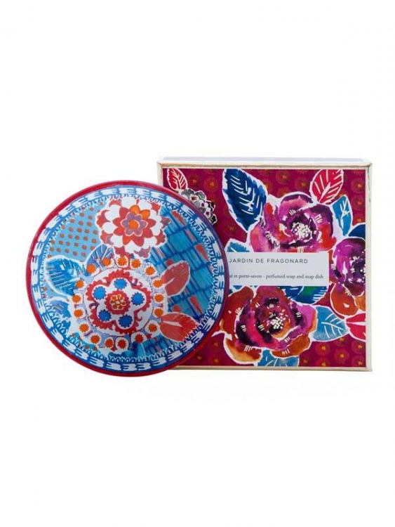 Le Jardin de Fragonard Soap & Dish Set Rose Ambre